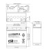 CSB GP12170 12V 17Ah AGM VRLA Battery